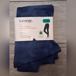 Brand New George Mid-Rise Legging in Navy Blue